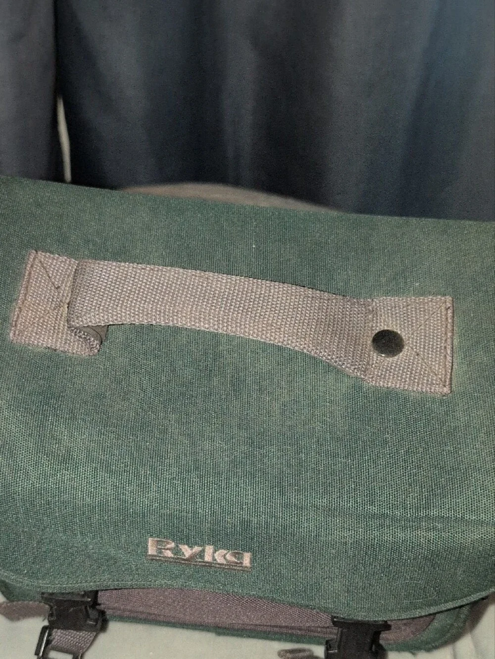 Ryka Black And Green Camera Bag Vintage